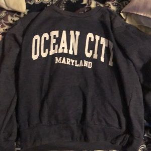 ocean city md sweatshirt, size small, worn once